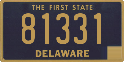 DE license plate 81331