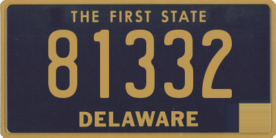 DE license plate 81332