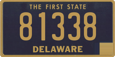 DE license plate 81338