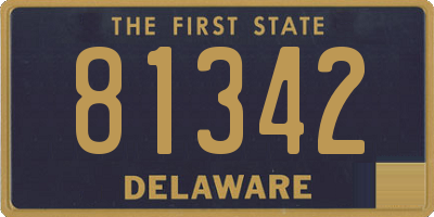 DE license plate 81342