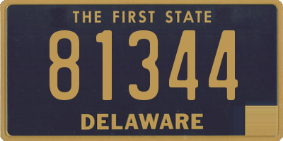 DE license plate 81344