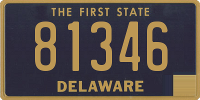 DE license plate 81346