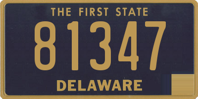 DE license plate 81347