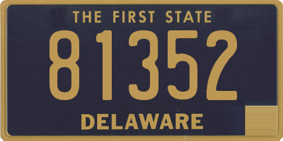 DE license plate 81352