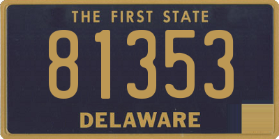 DE license plate 81353