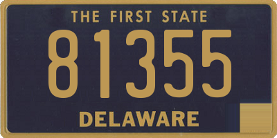 DE license plate 81355