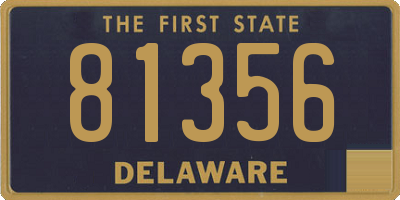DE license plate 81356