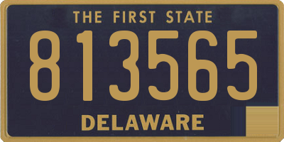 DE license plate 813565