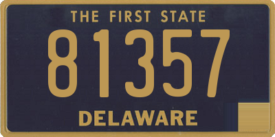 DE license plate 81357