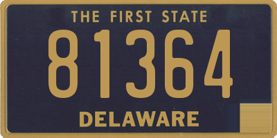 DE license plate 81364