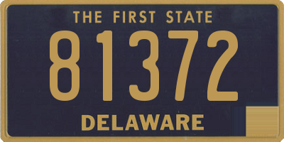 DE license plate 81372