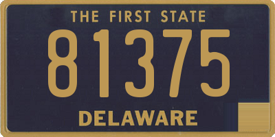 DE license plate 81375