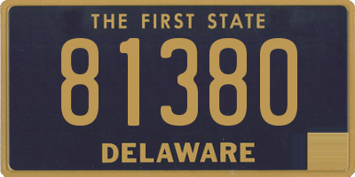 DE license plate 81380