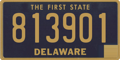 DE license plate 813901