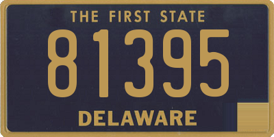 DE license plate 81395