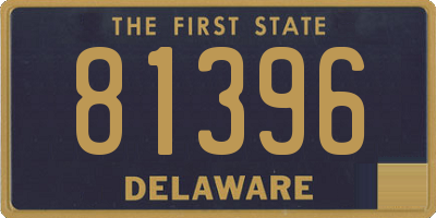 DE license plate 81396