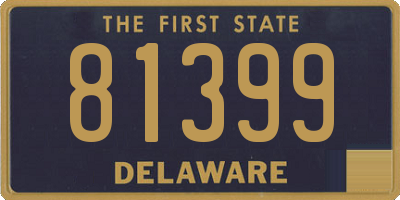 DE license plate 81399