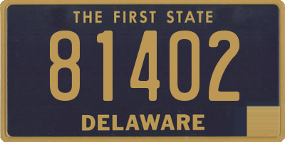 DE license plate 81402