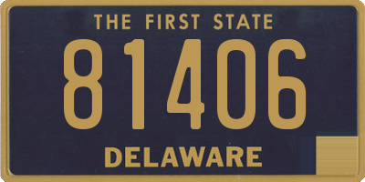 DE license plate 81406