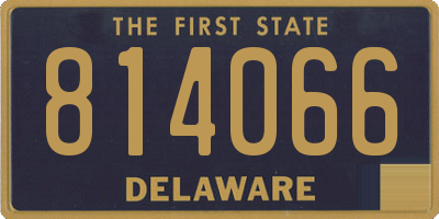 DE license plate 814066