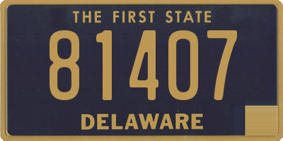 DE license plate 81407