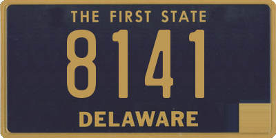 DE license plate 8141