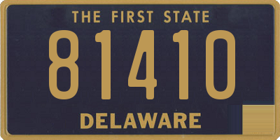 DE license plate 81410