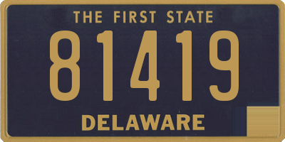 DE license plate 81419