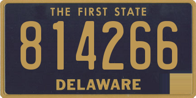 DE license plate 814266