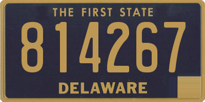 DE license plate 814267