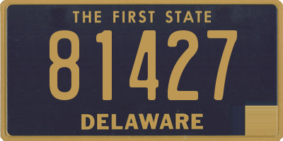 DE license plate 81427