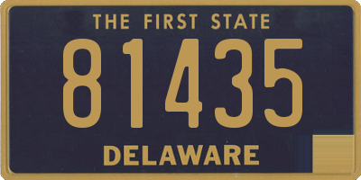 DE license plate 81435