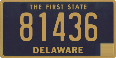 DE license plate 81436