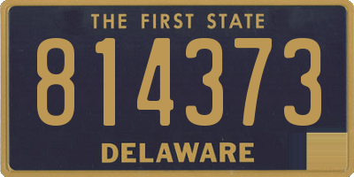 DE license plate 814373
