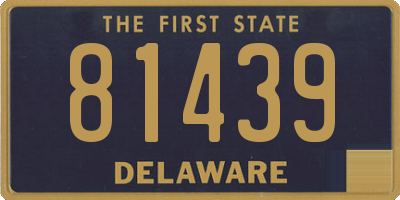 DE license plate 81439