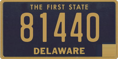 DE license plate 81440