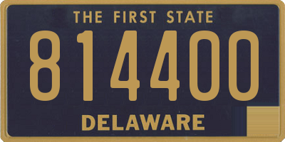DE license plate 814400
