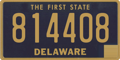 DE license plate 814408