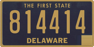 DE license plate 814414