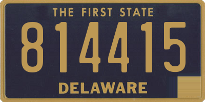 DE license plate 814415