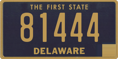 DE license plate 81444