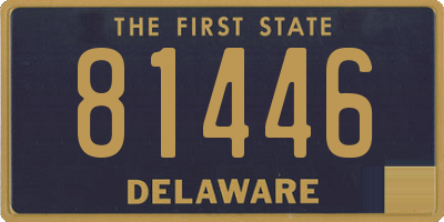 DE license plate 81446