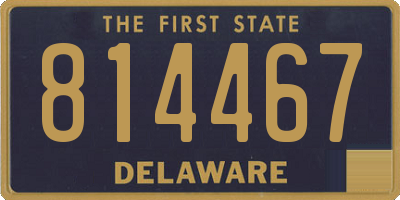 DE license plate 814467
