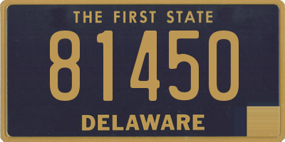 DE license plate 81450