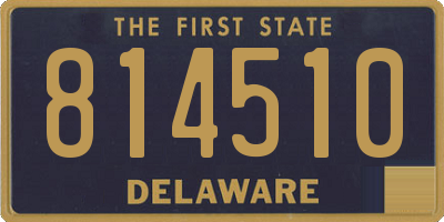 DE license plate 814510