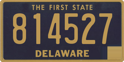 DE license plate 814527