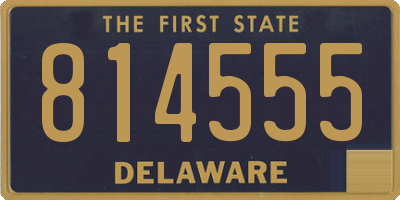 DE license plate 814555