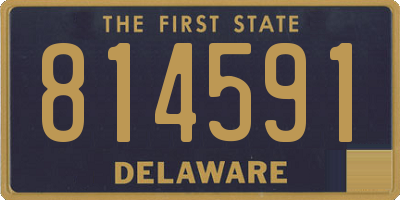 DE license plate 814591