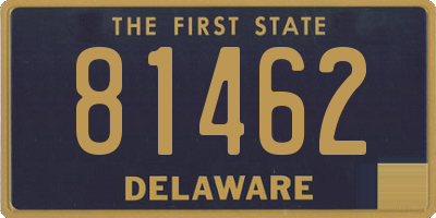 DE license plate 81462