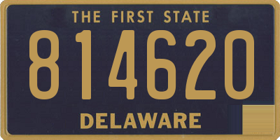 DE license plate 814620